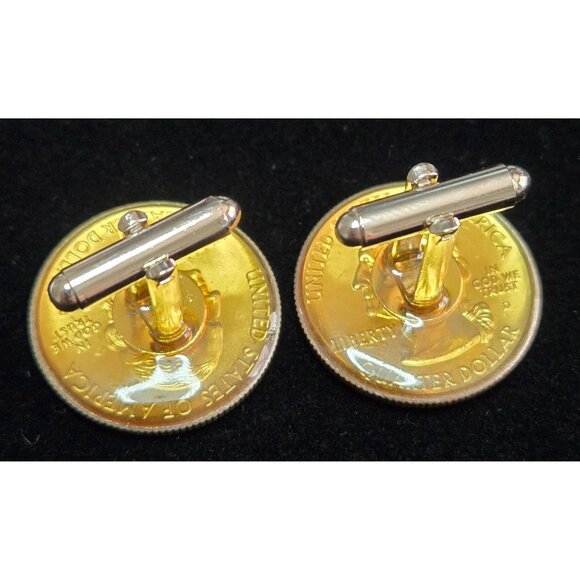 Hawai'i State Quarter-Design Cufflinks - Picture 4 of 4